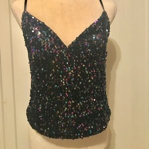 NWT ✨ Sequin Top (Size Large)
